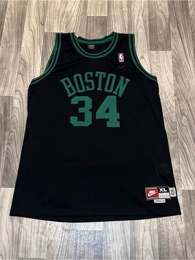 SIZE XL NIKE VINTAGE BOSTON CELTICS PAUL PIERCE #34 1963 SWINGMEN SEWN JERSEY